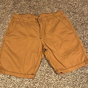 Mens flat front shorts